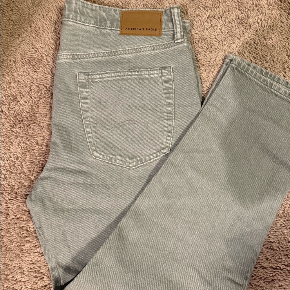 American Eagle Outfitters Men's Light Gray Jeans